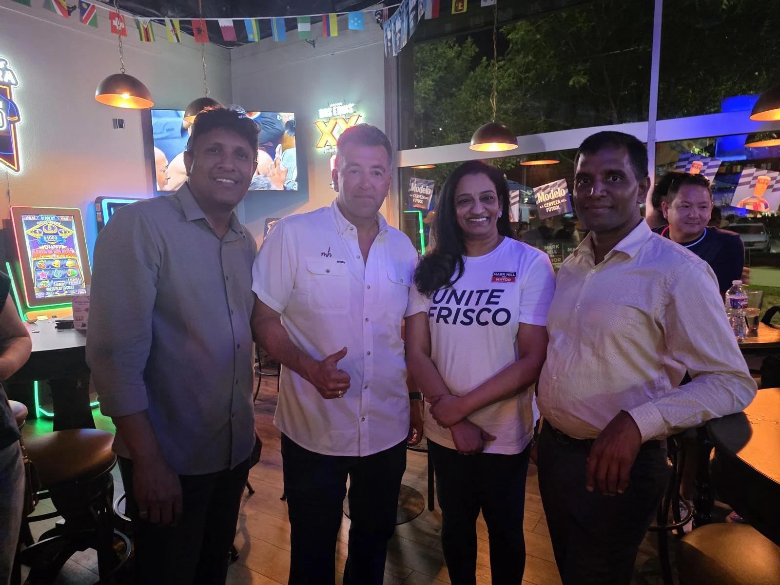 ఫ్రిస్కో మేయర్‌గా మార్క్ హిల్ విజయం ...టాంటెక్స్ అధ్యక్షురాలు మాధవి లోకిరెడ్డి అభినందనలు