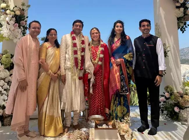 అమెరికాలో ఘనంగా గ్లోబల్ ఎన్ఆర్ఐ చీఫ్ డాక్టర్ రాజా కుమారుడి వివాహం.. హాజరైన లోకేశ్ దంపతులు
