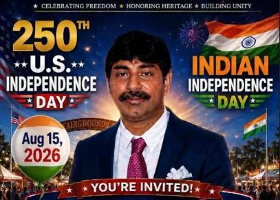 అమెరికా, భారత స్వాతంత్య్ర దినోత్సవ వేడుకలకు కమ్మింగ్‌లో ఘన ఏర్పాట్లు