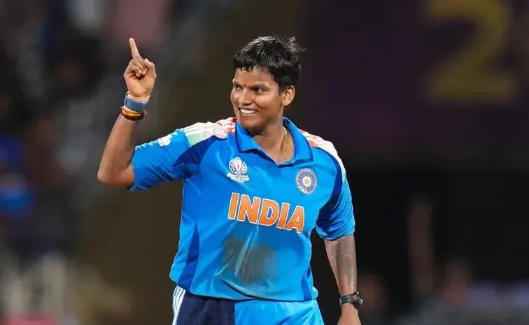 Sri Charani Creates Sensation in T20.. Surpasses Deepti Sharma to Script a Rare Record!