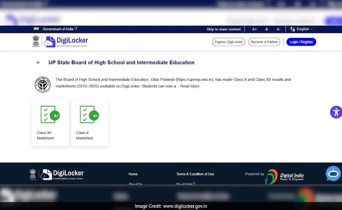 UP Board Class 10, 12 Result 2026: How Students Can View Their Scores On DigiLocker