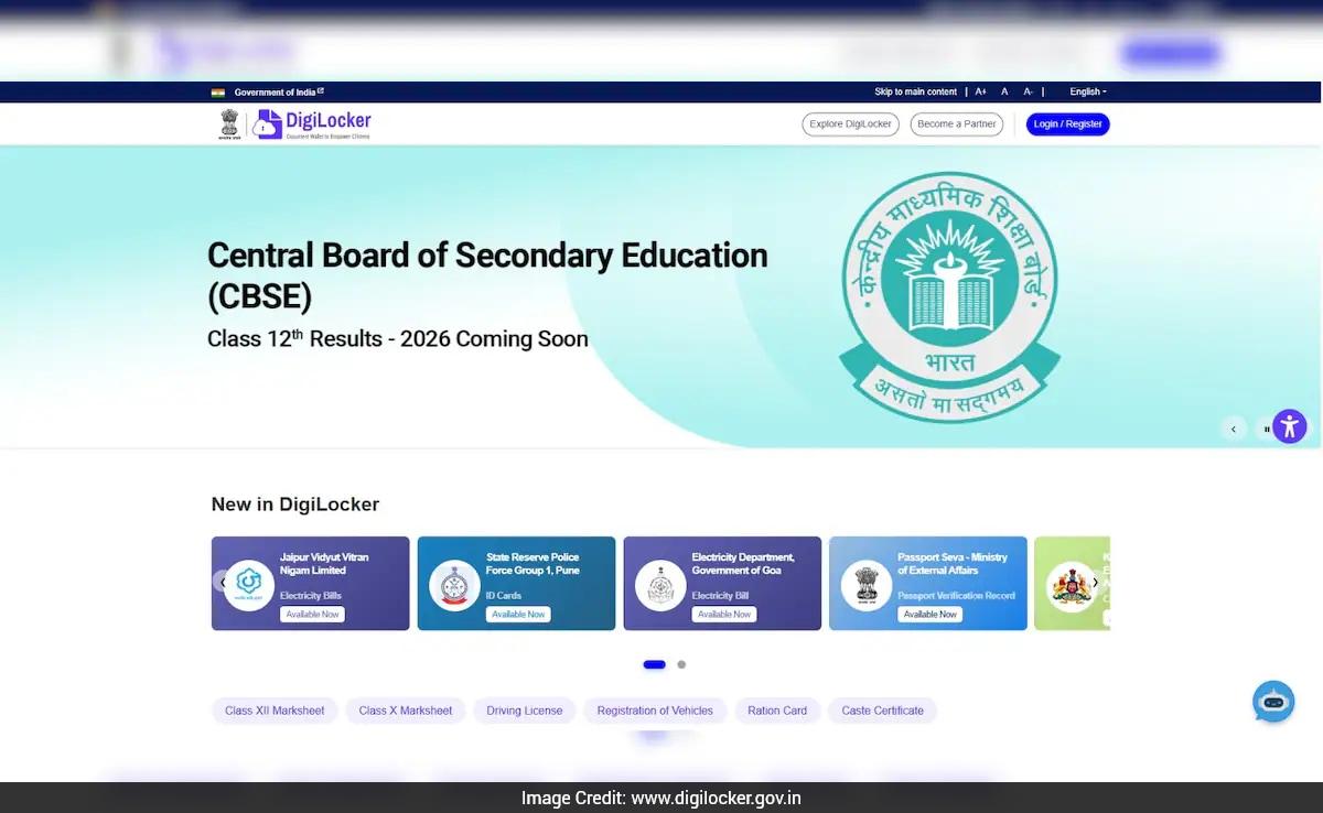 CBSE Class 12 Result 2026 "Coming Soon" On DigiLocker; Will Marksheets Be Released Today?