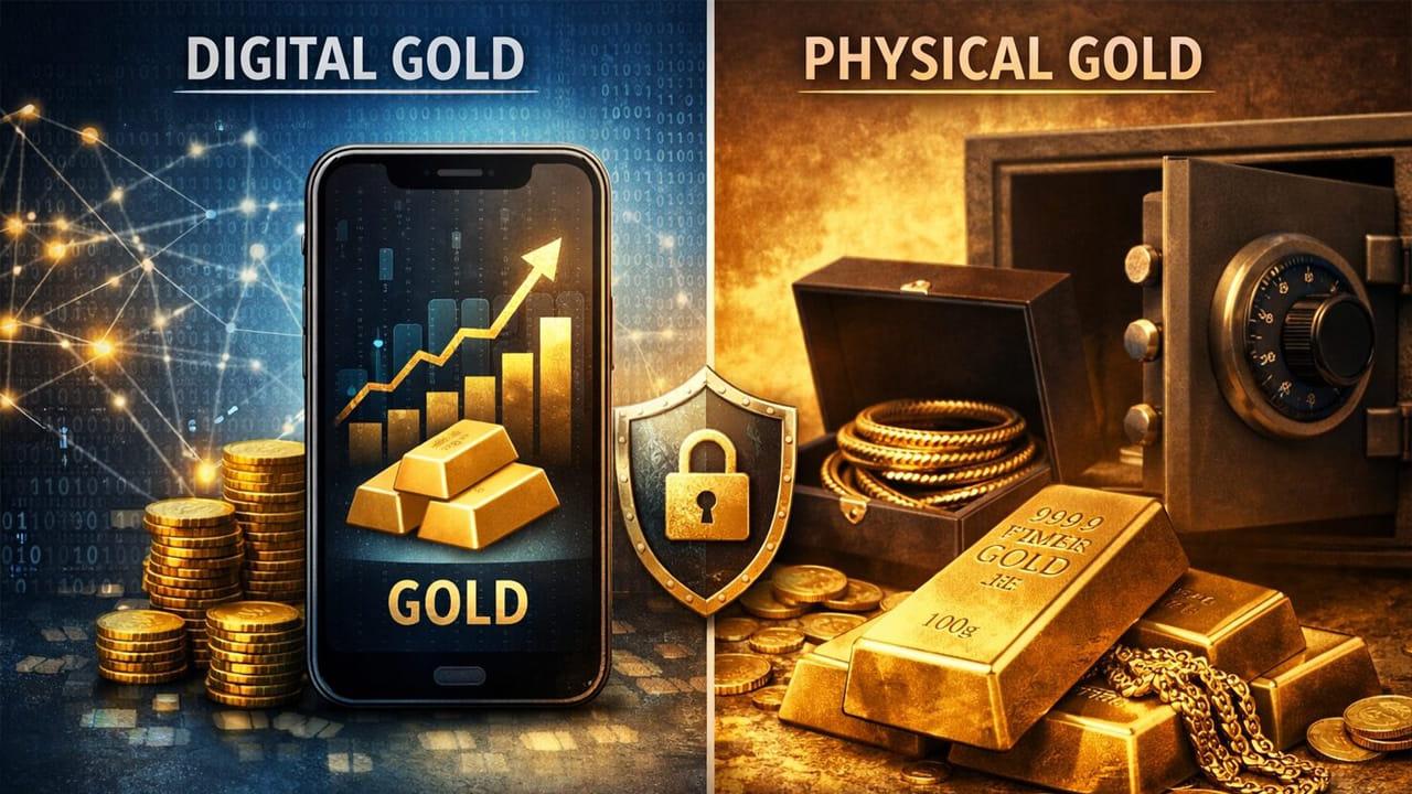 Digital Gold vs Physical Gold: ఆన్‌లైన్‌లో బంగారం కొనడం సురక్షితమేనా? డిజిటల్ గోల్డ్ vs ఫిజికల్ గోల్డ్.. ఏది బెస్ట్?