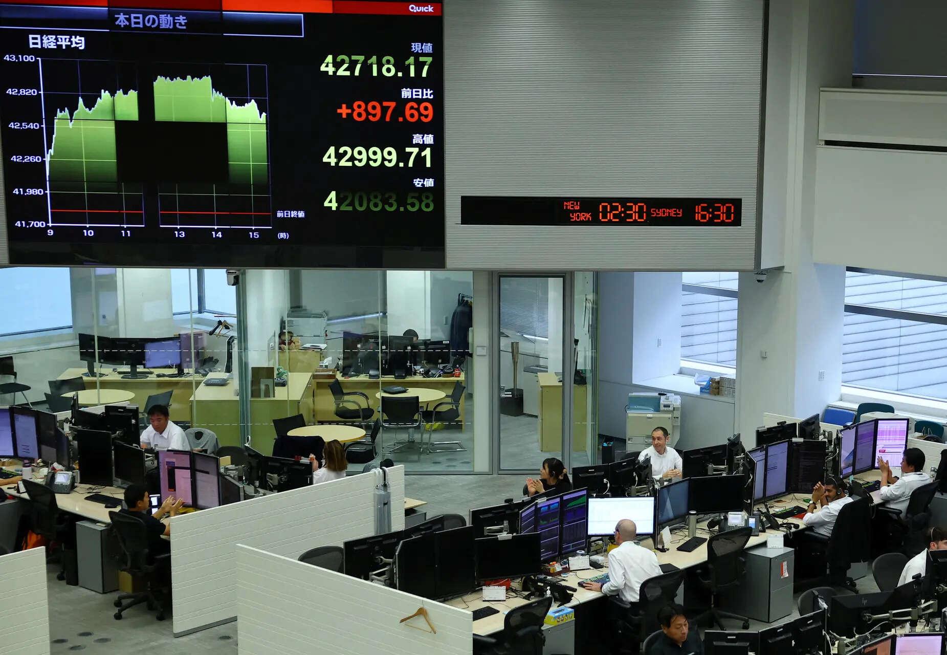 Global Markets | Japan's Nikkei closes at record high as tech earnings overshadow Mideast concerns