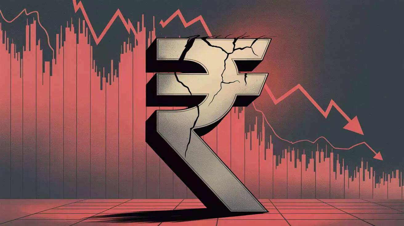 Rupee falls to near one-month low as oil strain, importer hedging pile pressure