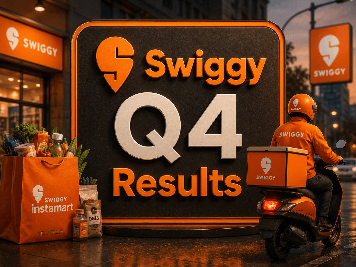 Swiggy Q4 Results: Loss narrows to Rs 800 crore, revenue surges 45% YoY