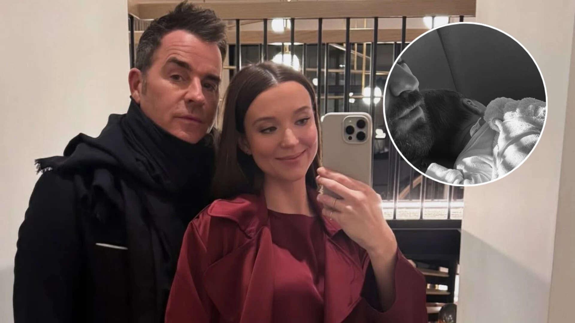 Justin Theroux welcomes first baby with wife, Nicole Brydon Bloom