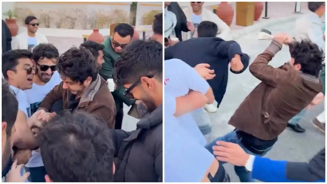 Aryan turns ‘joota churai’ into a mini war at friend’s wedding