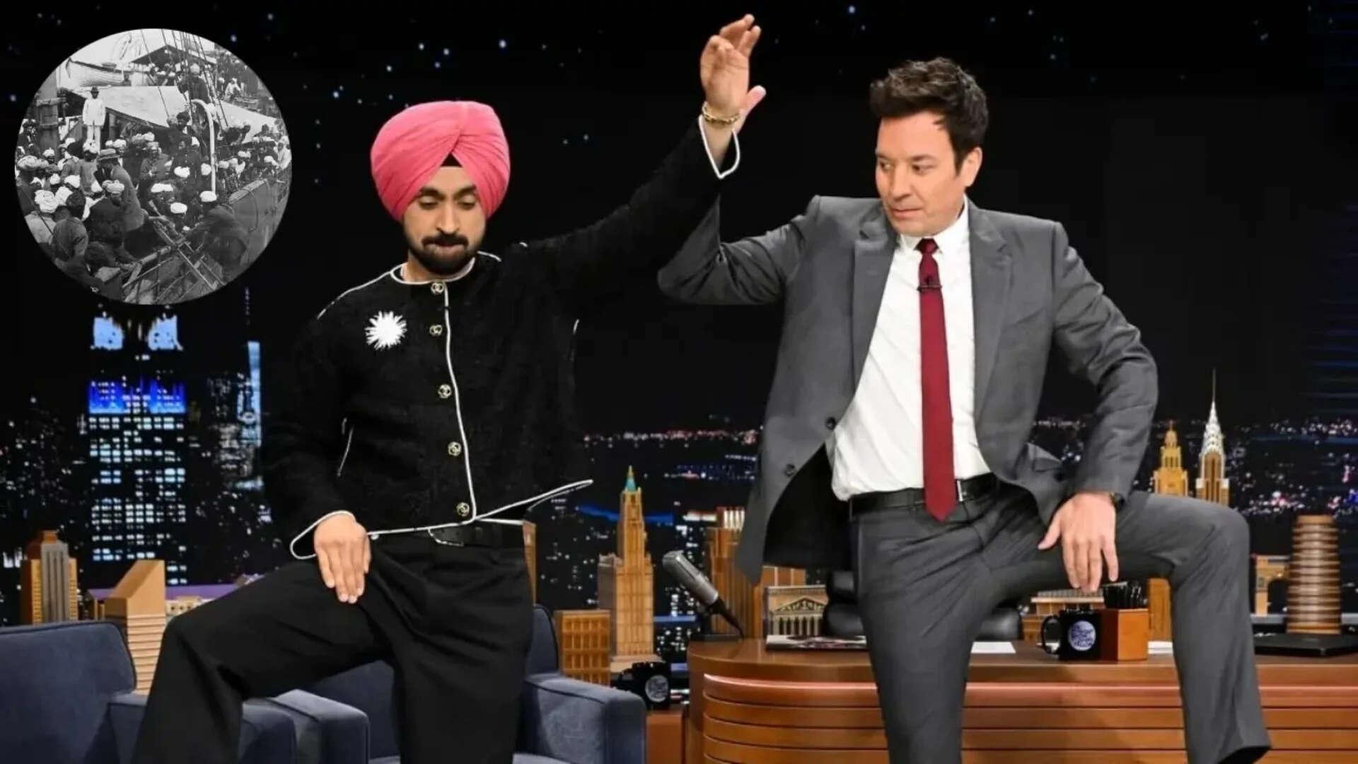 Diljit Dosanjh recalls Komagata Maru incident on ‘The Tonight Show’