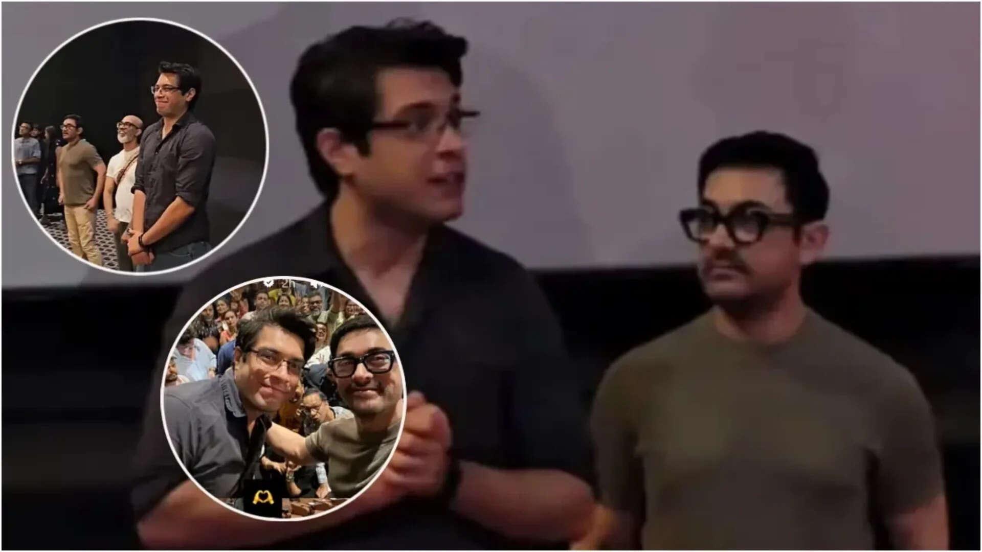 Aamir's response to Junaid's female fan at event goes viral