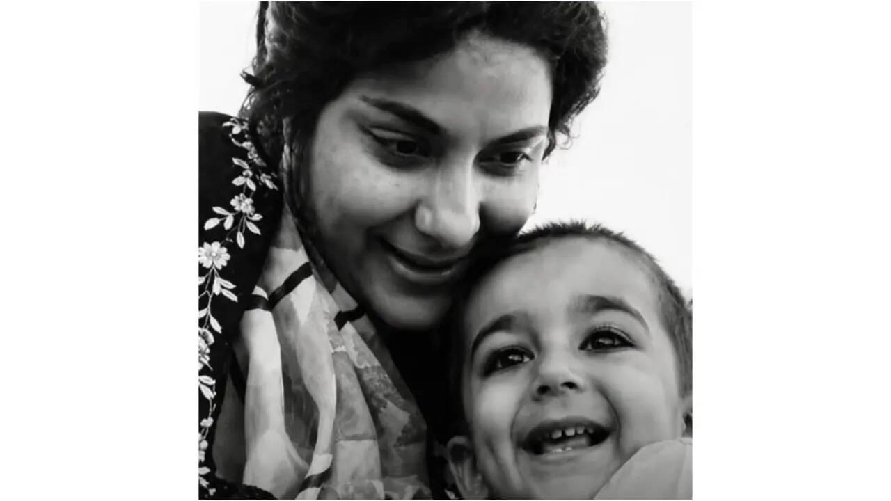 Sanjay pens note for Nargis with RARE childhood photos