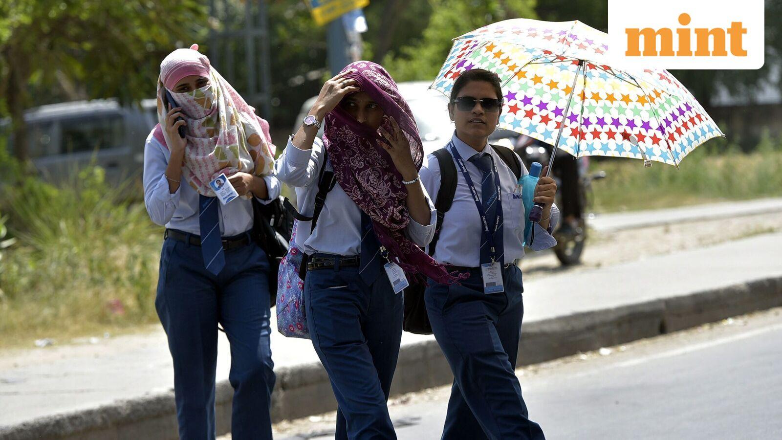 Uttar Pradesh's Prayagraj bakes at 45°C amid heatwave alert in north India; thunderstorms likely in Delhi on…
