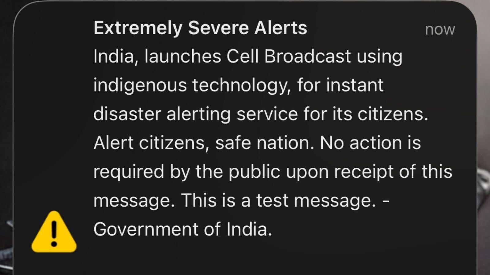 India tests nationwide emergency alert system, sending loud beep to millions of mobile phones
