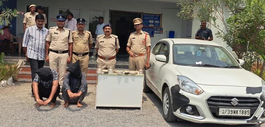 రామాలయంలో చోరీ... 24 గంటల్లో చోరీ కేసు ఛేదన