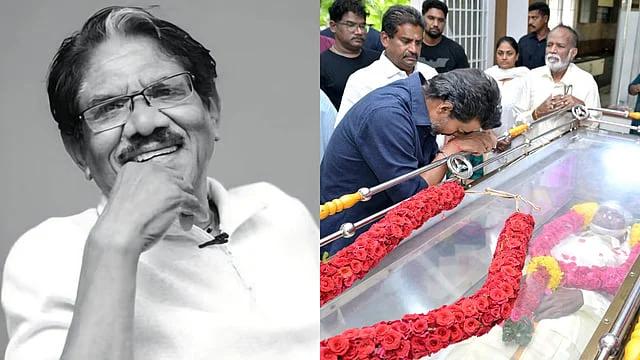 భారతీరాజా పార్థీవదేహంపై తలవాల్చి కన్నీరుమున్నీరైన సీఎం విజయ్.. ప్రభుత్వ లాంఛనాలతో అంత్యక్రియలు!