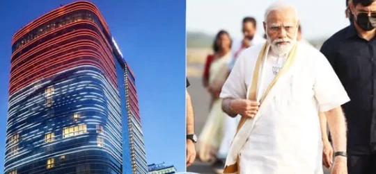 తాష్కెంట్లో త్రివర్ణ శోభ.. మోదీ పర్యటనకు ఘన స్వాగతం!