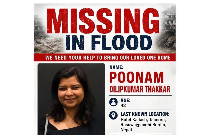 American Woman Missing in Nepal Floods.. Family Appeals for Information on Poonam