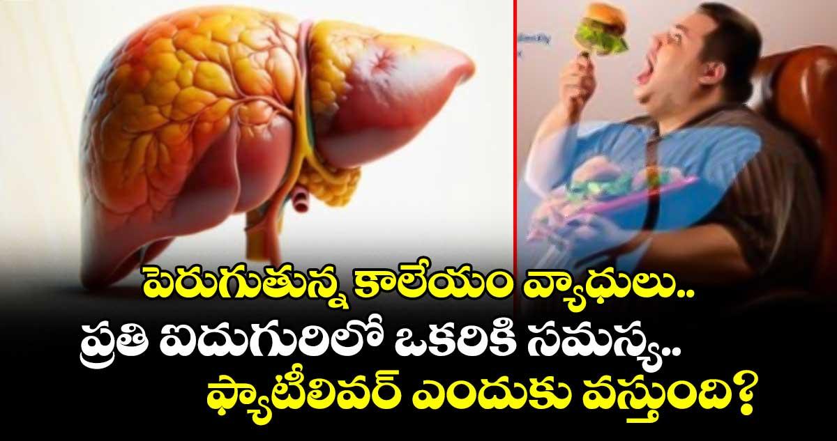 ఇండియాలో పెరుగుతున్న కాలేయం వ్యాధులు..ప్రతి ఐదుగురిలో ఒకరికి సమస్య.. ఫ్యాటీలివర్ ఎందుకు వస్తుంది?