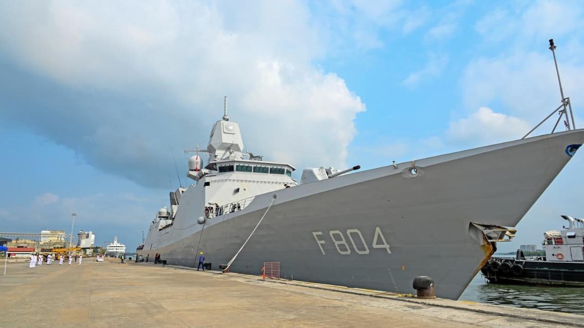 Dutch frigate arrives in Kochi as part of efforts to strengthen maritime cooperation