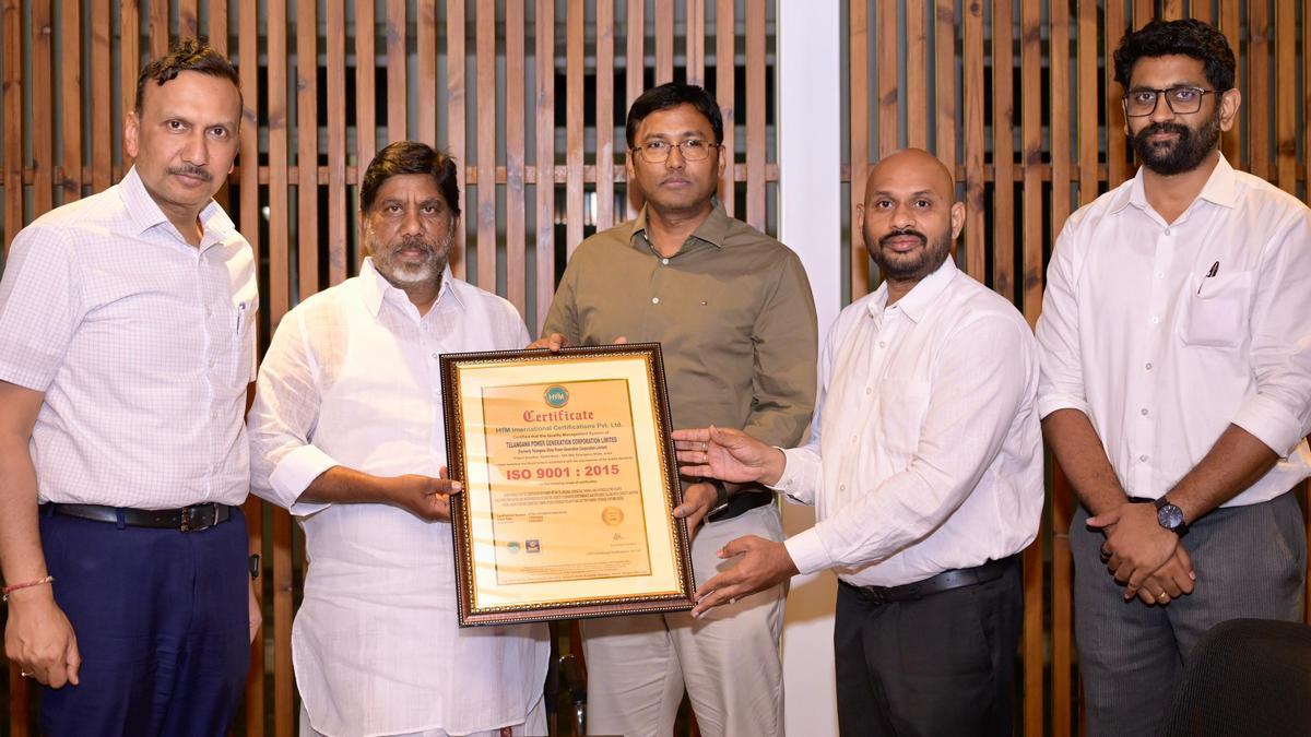 TGGENCO gets ISO Certification