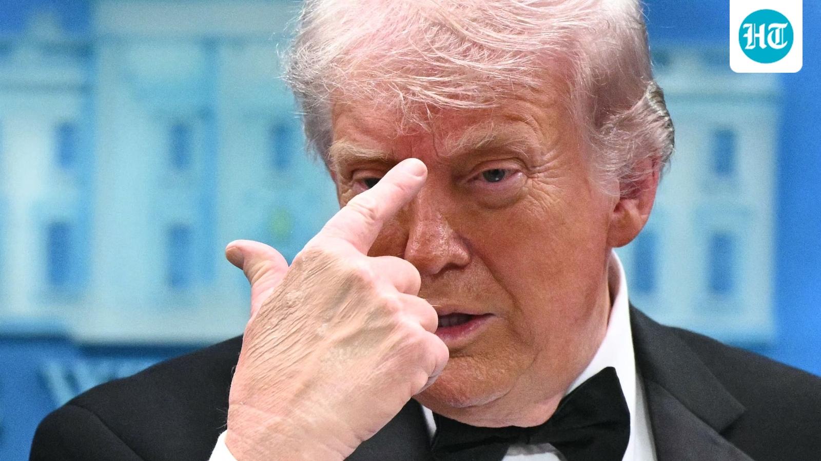 ‘I'm not a rapist': Trump after reporter reads press dinner shooter's manifesto, calls her a ‘disgrace’