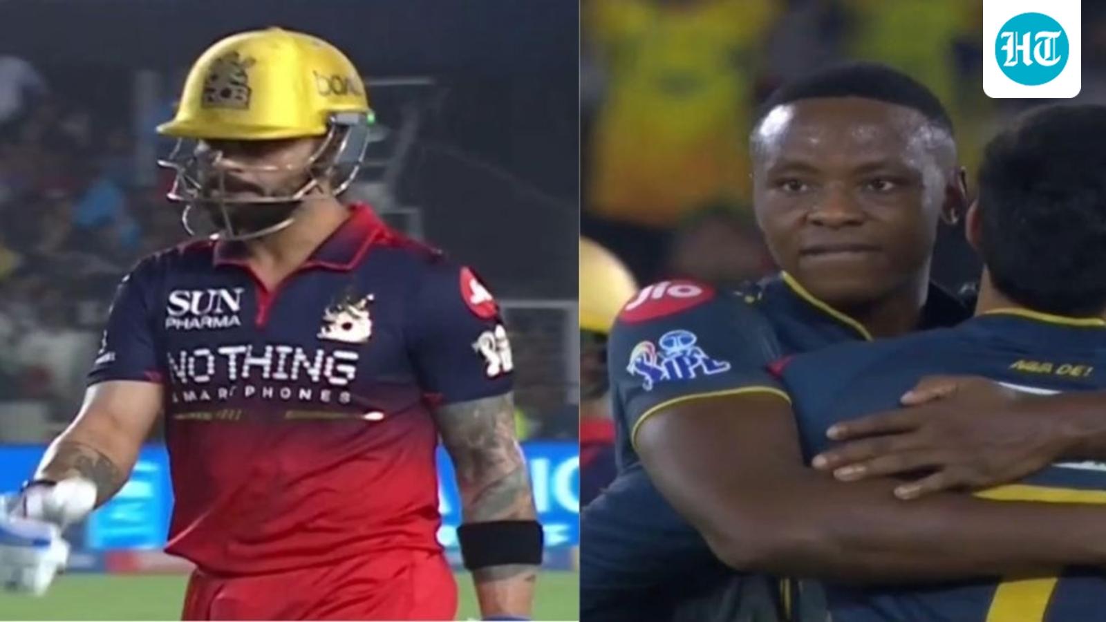 Virat Kohli gets brutal send-off stare from Kagiso Rabada after smashing him early, only to fall in stunning turnaround