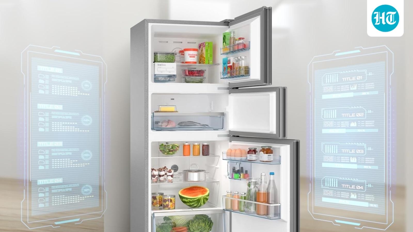 Struggling with fridge space in summer? These triple door refrigerators makes a difference