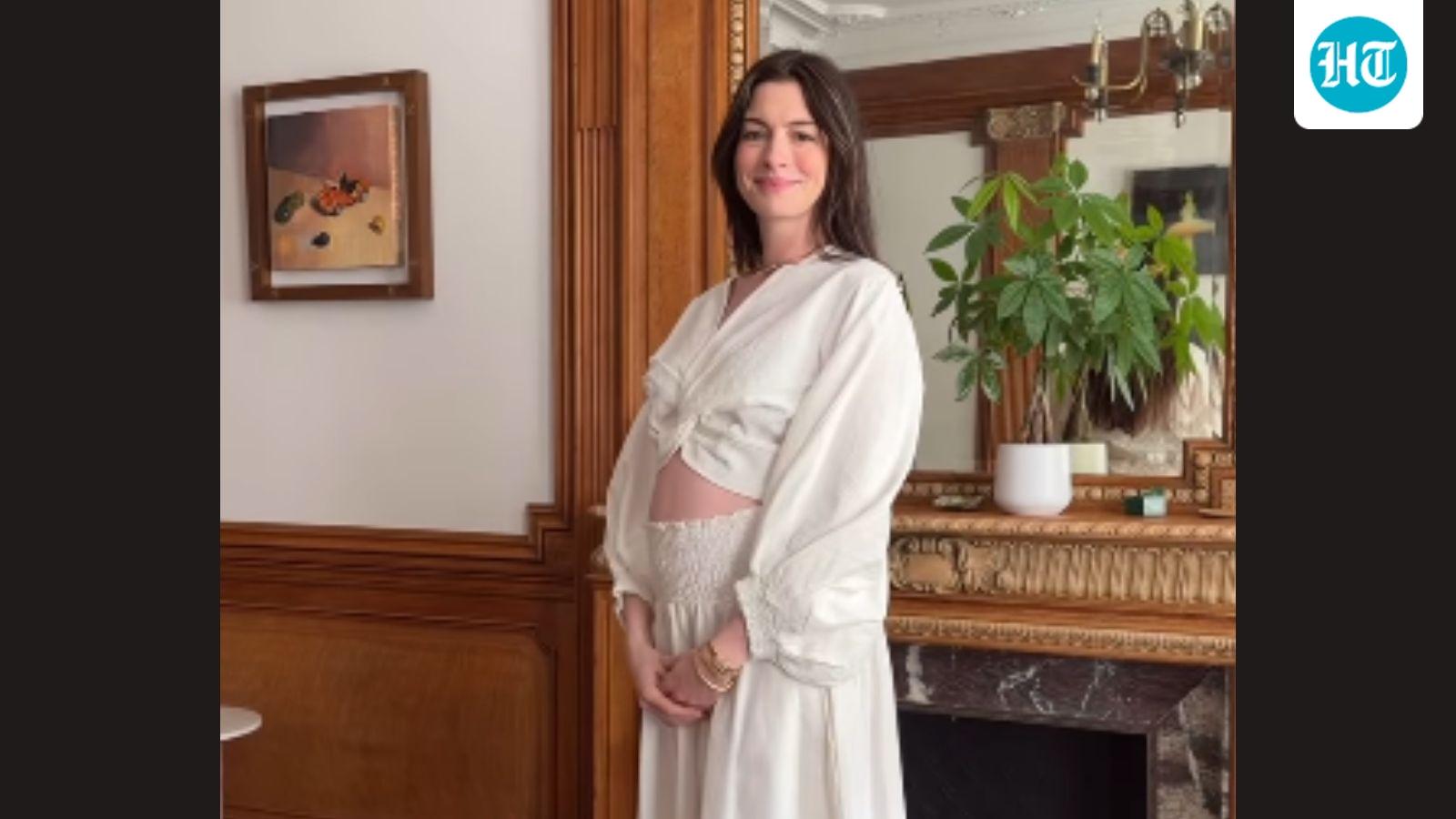 Anne Hathaway is pregnant! Actor announces third pregnancy with baby bump video
