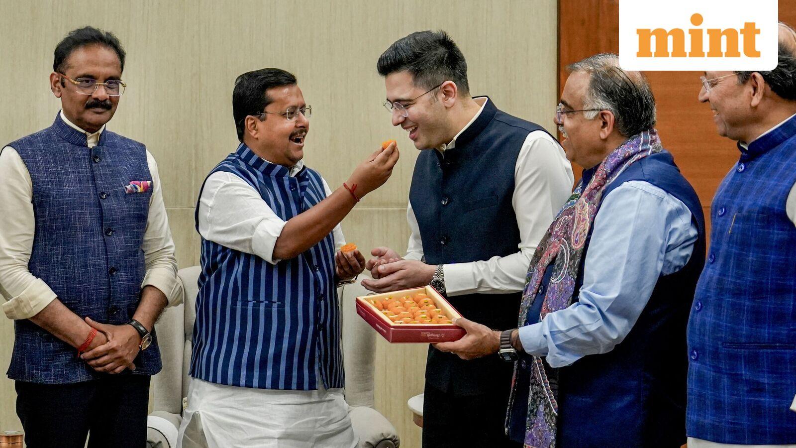 Raghav Chadha, six other Aam Aadmi Party Rajya Sabha MPs join BJP