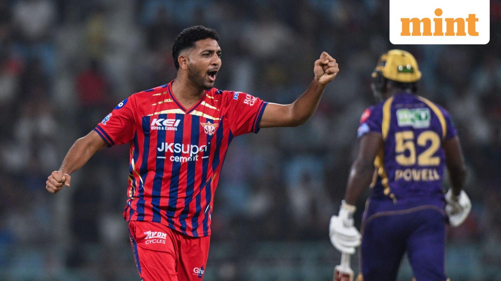 Purple Cap in IPL 2026: Moshin Khan enters race for most wickets award with career-best 5/23 during LSG vs KKR