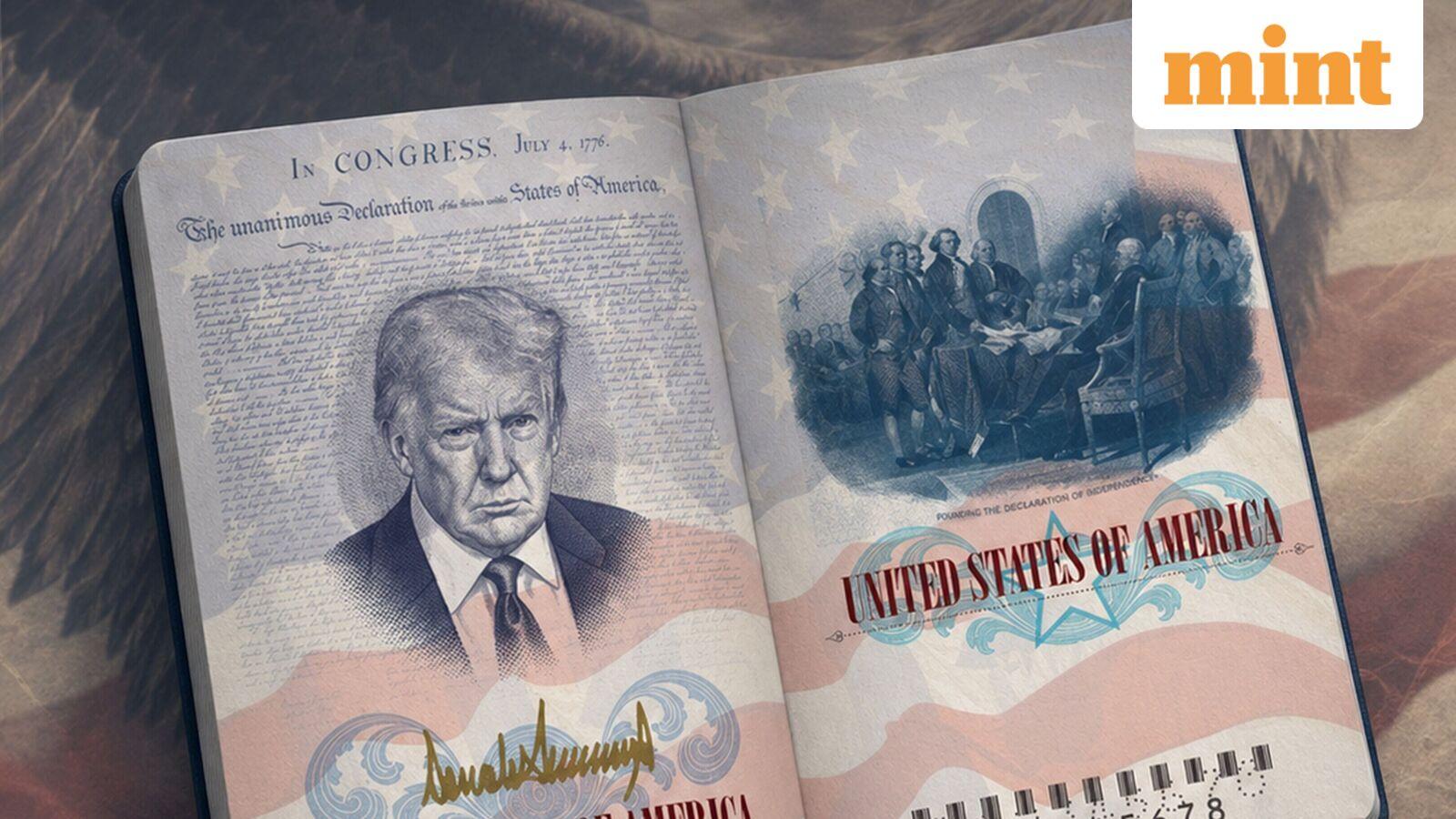 Trump to put his picture in US passports; Democrats say ‘wasting American tax dollars’