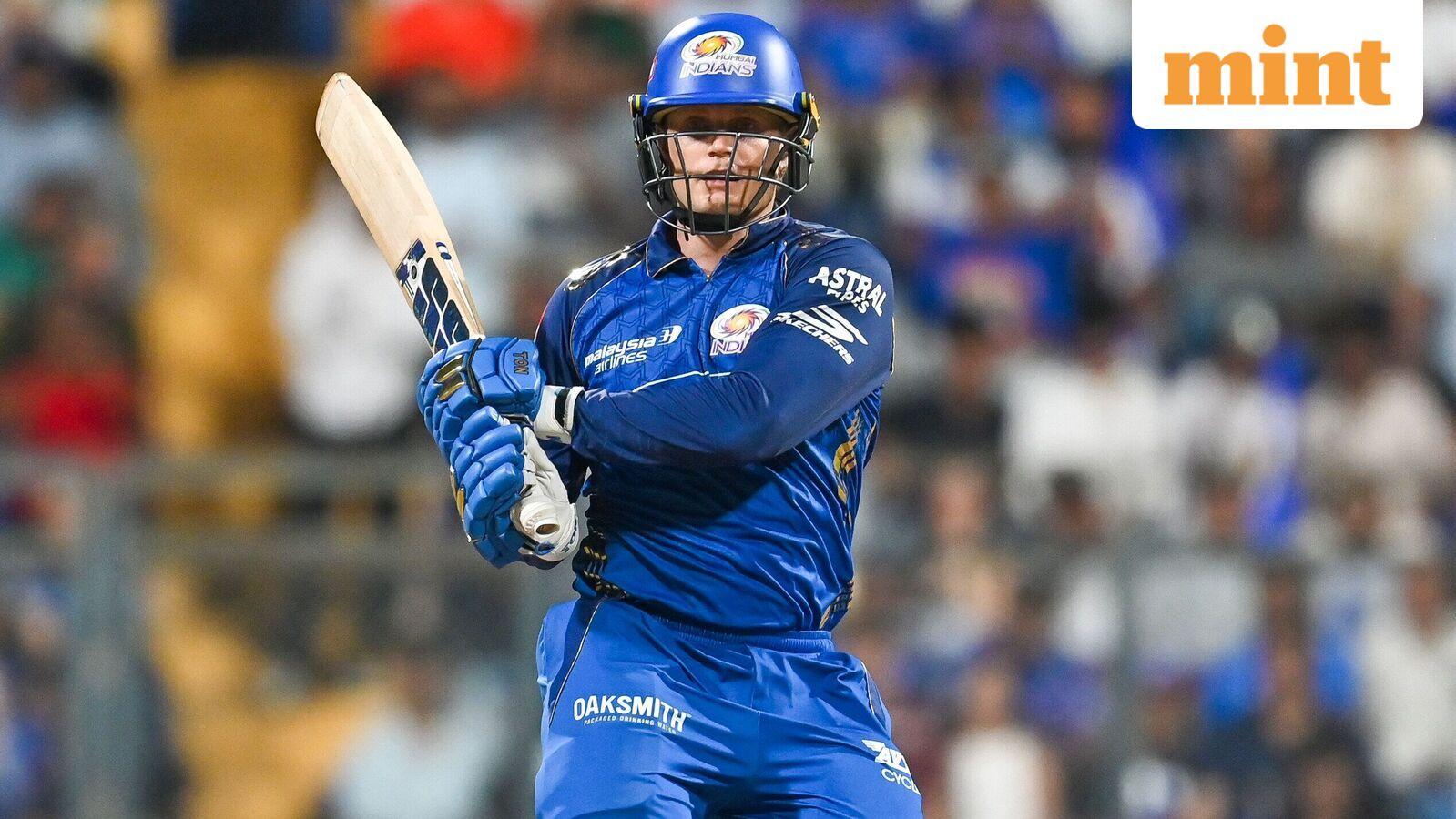 Ryan Rickelton goes past Sanath Jayasuriya en route to maiden IPL hundred during MI vs SRH; breaks 18-year-old record