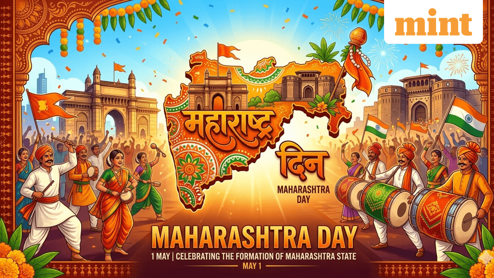 Maharashtra Day 2026: What’s open and what’s closed today? Banks, schools, market and more