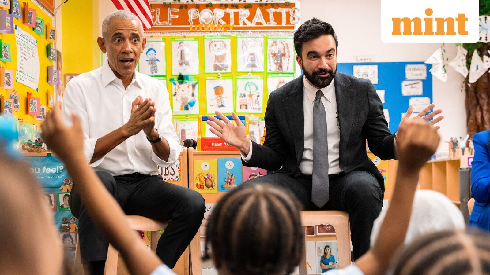 Barack Obama praises NYC Mayor Zohran Mamdani, calls him an ‘extraordinary talent’