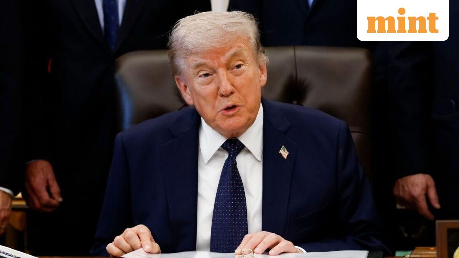 Trump says Iran's uranium stockpile could move to US, eyes deal ahead of his China visit