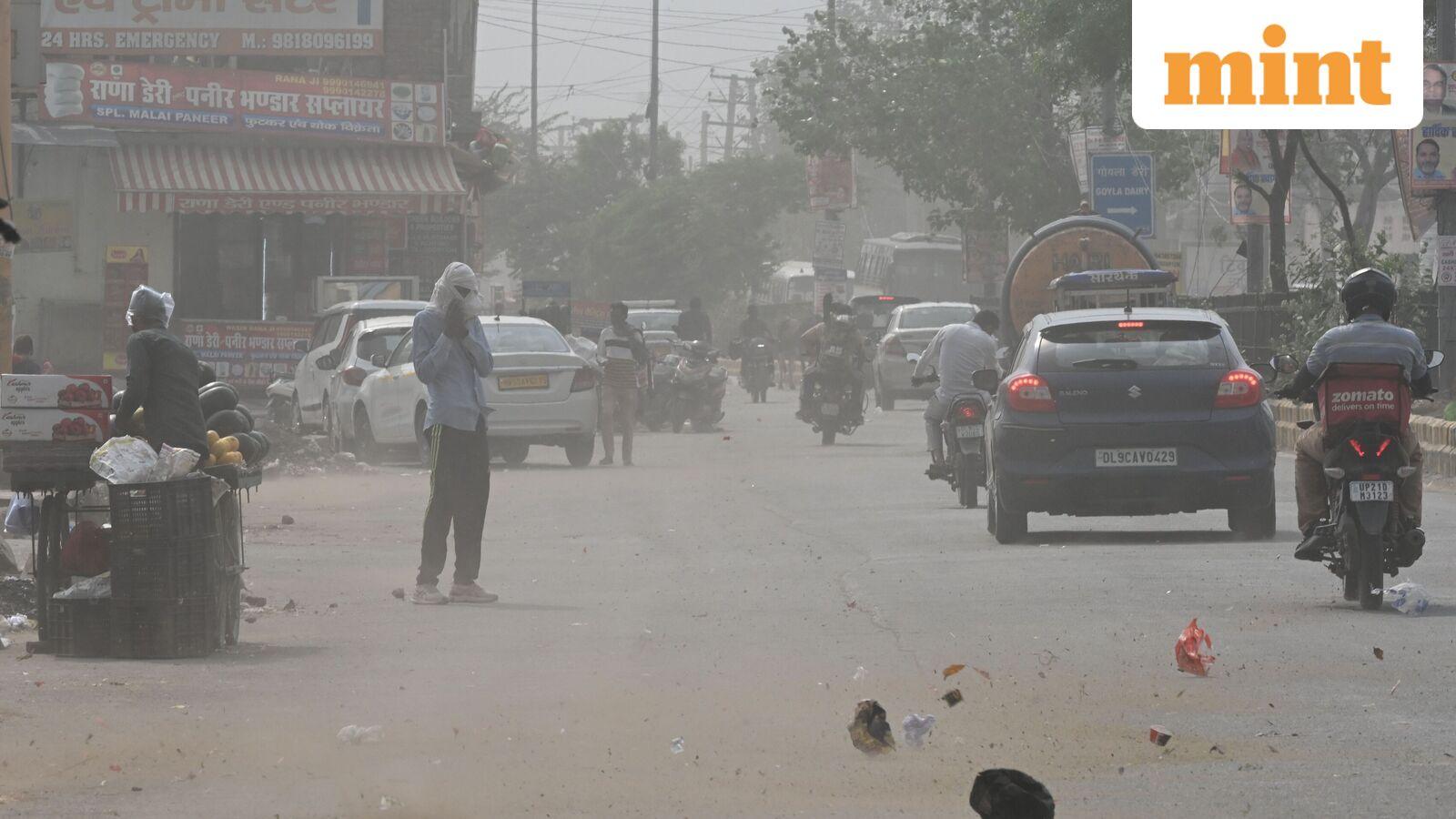 Delhi braces for dust storm fury: IMD issues orange alert, winds gusting up to 100 kmph