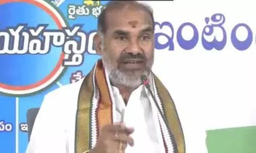 ధాన్యం కొనుగోళ్లపై బిఆర్ఎస్, బిజెపి నాటకాలు : ఆది శ్రీనివాస్