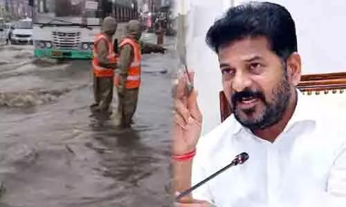 భారీ వర్షాలు.. అధికారులకు సిఎం రేవంత్ కీలక ఆదేశాలు
